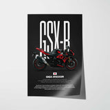 2019-2025 GSX-R1000R Motorcycle Poster