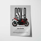 2019-2025 GSX-R1000R Motorcycle Poster