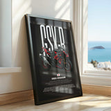 2019-2025 GSX-R1000R Motorcycle Poster