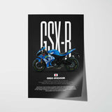 2019-2025 GSX-R1000R Motorcycle Poster