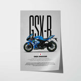 2019-2025 GSX-R1000R Motorcycle Poster