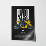 GSX-8R Motorcycle Poster