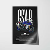 2026-Present GSX-R1000R Motorcycle Poster