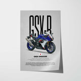 2026-Present GSX-R1000R Motorcycle Poster