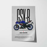 2026-Present GSX-R1000R Motorcycle Poster