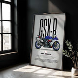 2026-Present GSX-R1000R Motorcycle Poster