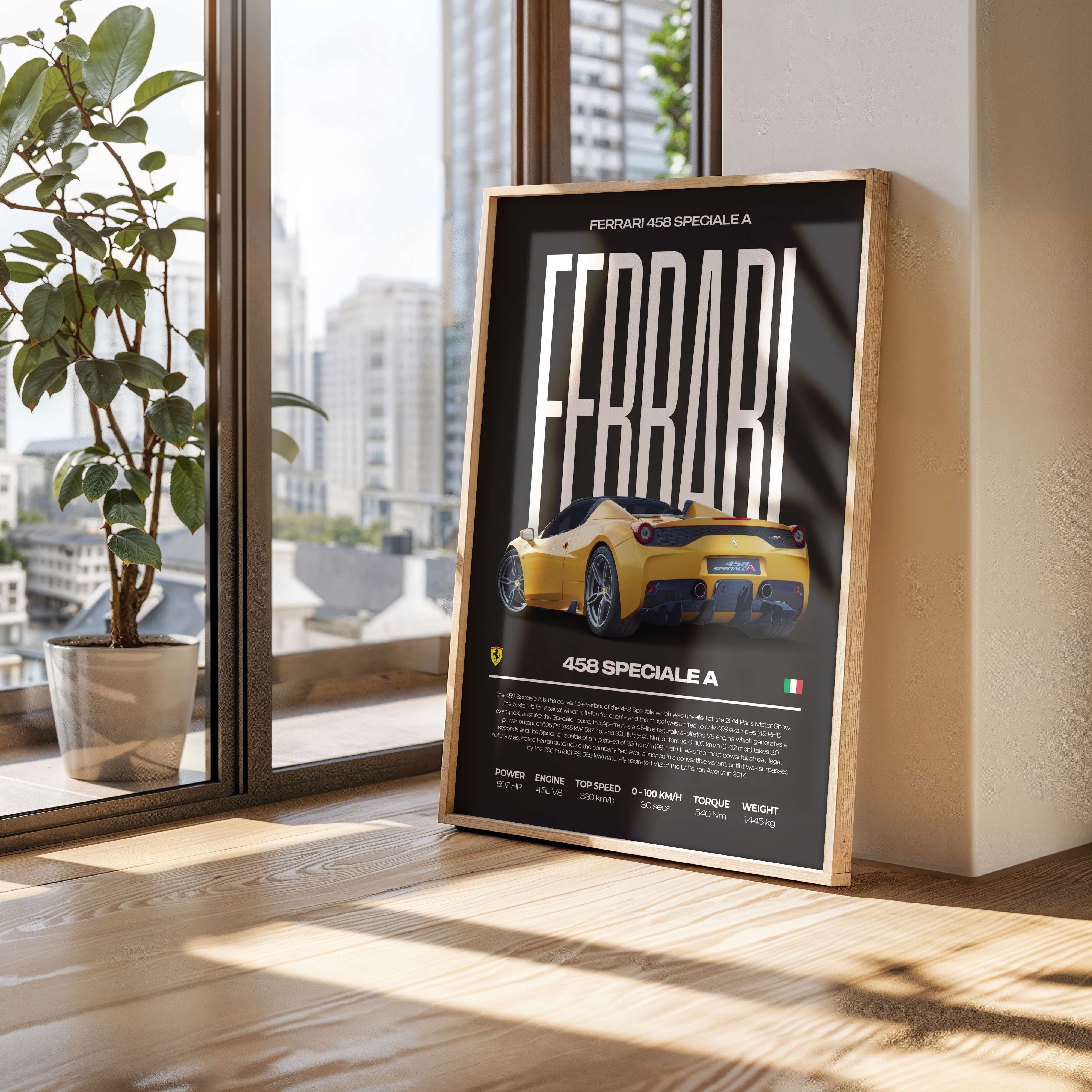 Ferrari 458 Speciale A Poster