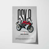 2026-Present GSX-R1000R Motorcycle Poster