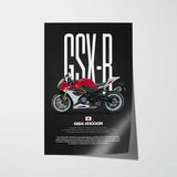 2026-Present GSX-R1000R Motorcycle Poster