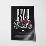 2026-Present GSX-R1000R Motorcycle Poster