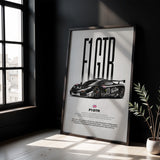 F1 GTR Car Poster
