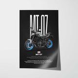 2025-Present MT-07 Motorcycle Poster