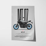 2025-Present MT-07 Motorcycle Poster