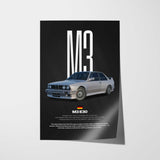 M3 E30 Car Poster