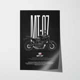 2025-Present MT-07 Motorcycle Poster
