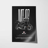 2025-Present MT-07 Motorcycle Poster