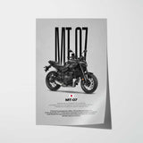 2025-Present MT-07 Motorcycle Poster