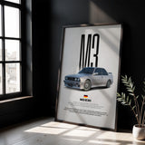 M3 E30 Car Poster