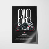 GSX-8R Motorcycle Poster