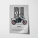 GSX-8R Motorcycle Poster