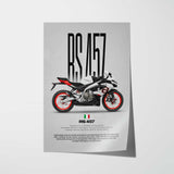 RS 457 Motorcycle Poster