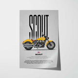 2016 Scout Motorcycle Poster