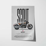 2016 Scout Motorcycle Poster