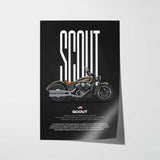 2016 Scout Motorcycle Poster