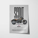 2016 Scout Motorcycle Poster