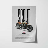 2016 Scout Motorcycle Poster