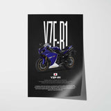 2012 YZF-R1 Motorcycle Poster