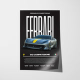 Ferrari 812 Competizione Poster