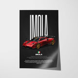 Imola Car Poster