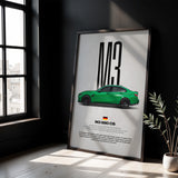 M3 CS (G80) Car Poster