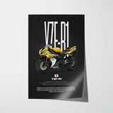 2006 YZF-R1 Motorcycle Poster