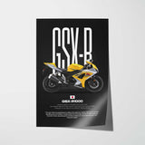 2008 GSX-R1000 Motorcycle Poster