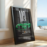 M3 CS (G80) Car Poster
