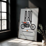 R 80 G S Paris Dakar Motorcycle Poster