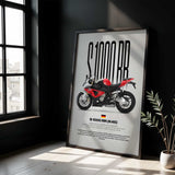 2011-2014 S1000RR Motorcycle Poster