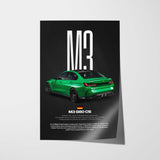 M3 CS (G80) Car Poster