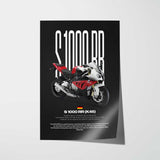 2011-2014 S1000RR Motorcycle Poster