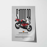 2011-2014 S1000RR Motorcycle Poster