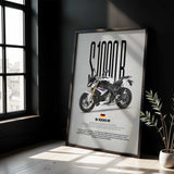 2016-2019 S1000R Motorcycle Poster