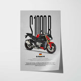 2016-2019 S1000R Motorcycle Poster