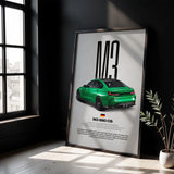 M3 CS (G80) Car Poster