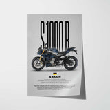 2014-2016 S1000R Motorcycle Poster
