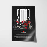 2014-2016 S1000R Motorcycle Poster