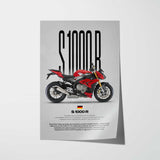 2014-2016 S1000R Motorcycle Poster
