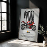 2014-2016 S1000R Motorcycle Poster