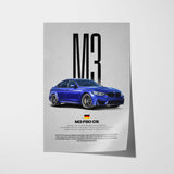 M3 CS (F80) Car Poster